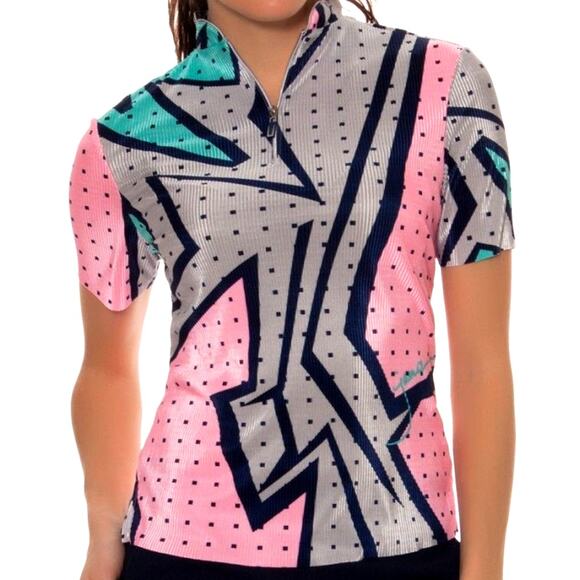 Jamie Sadock Golf and Tennis Top - Women's Size M - Colorful Print - Picture 9 of 9